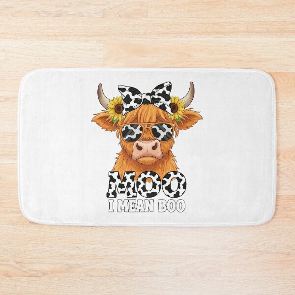 Item preview, Moo I Mean Boo Funny Highland Cow Halloween designed and sold by Ruby River.