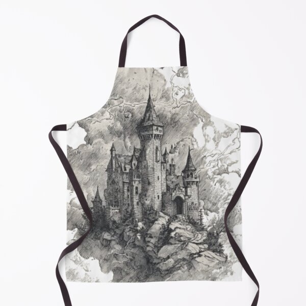 Item preview, “Mystic Gothic Castle” designed and sold by AlexLineArt.