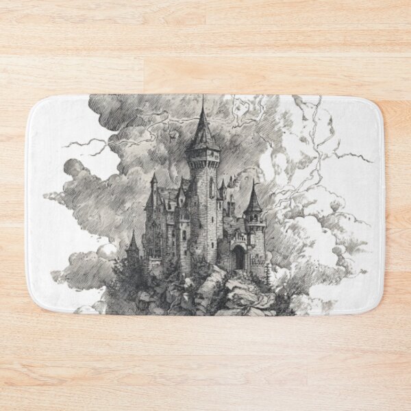 Item preview, “Mystic Gothic Castle” designed and sold by AlexLineArt.