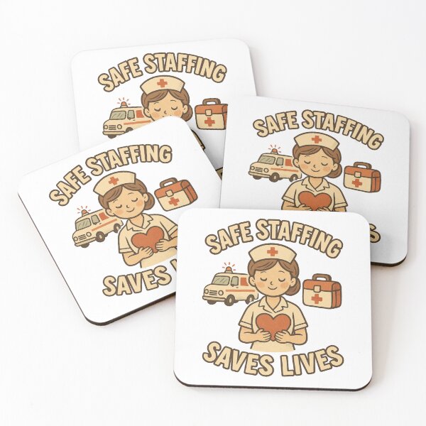 Item preview, Safe Staffing Save Lives designed and sold by Prints-by-Olaf.