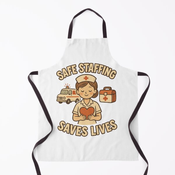 Item preview, Safe Staffing Save Lives designed and sold by Prints-by-Olaf.