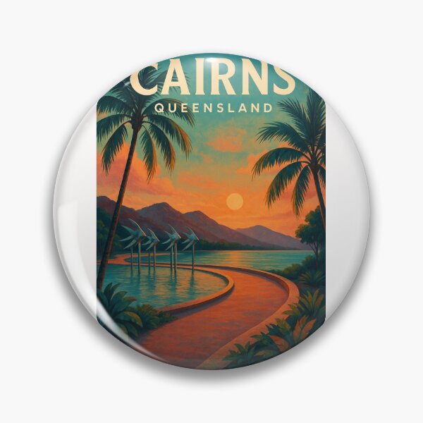Item preview,  Sunset Along the Esplanade, Cairns, Queensland designed and sold by Places On Earth.