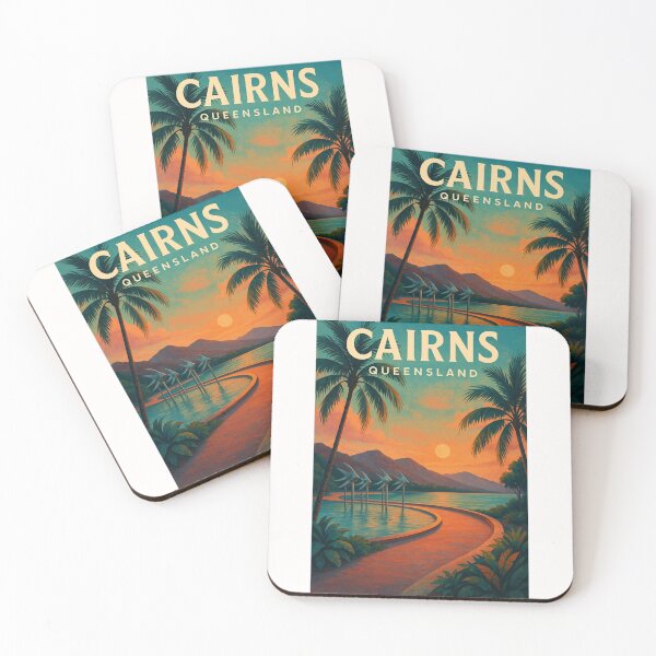 Item preview,  Sunset Along the Esplanade, Cairns, Queensland designed and sold by Places On Earth.