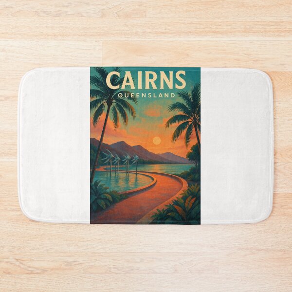 Item preview,  Sunset Along the Esplanade, Cairns, Queensland designed and sold by Places On Earth.