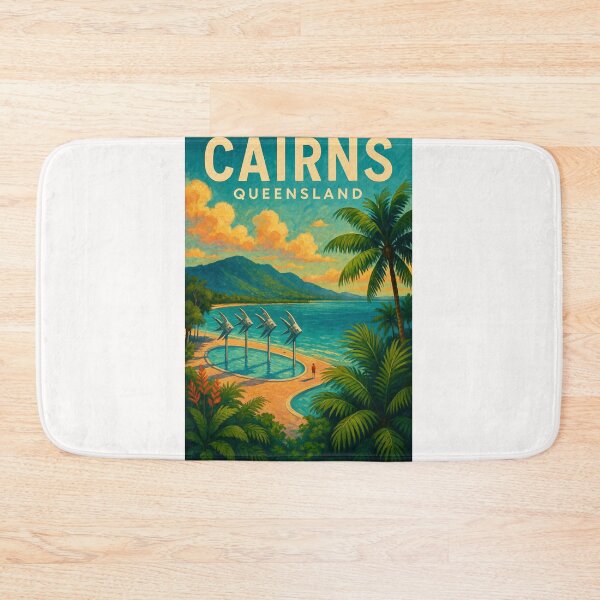 Item preview,  Cairns Lagoon and Rainforest Coastline, Queensland designed and sold by Places On Earth.