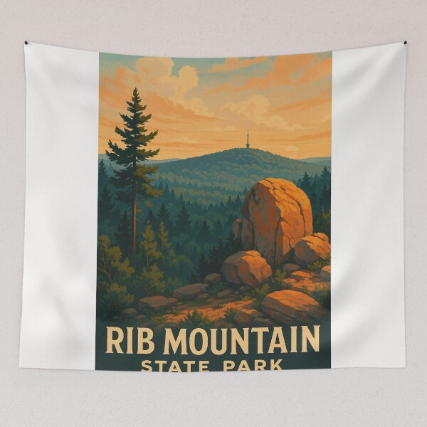 Item preview,  Rib Mountain Summit and Sunset, Wisconsin designed and sold by Places On Earth.