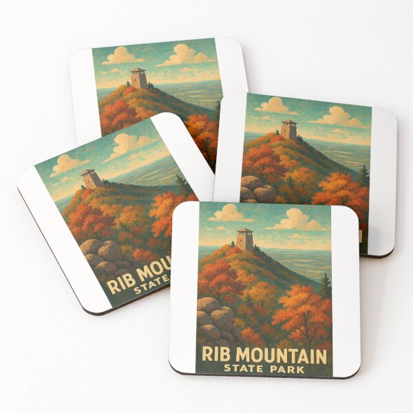 Item preview,  Observation Tower in Autumn, Rib Mountain State Park designed and sold by Places On Earth.