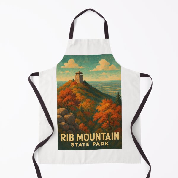 Item preview, Observation Tower in Autumn, Rib Mountain State Park designed and sold by Places On Earth.
