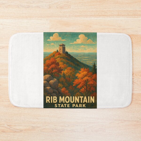 Item preview,  Observation Tower in Autumn, Rib Mountain State Park designed and sold by Places On Earth.