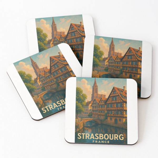Item preview,  Strasbourg’s Ill River and Historic Timber Houses designed and sold by Places On Earth.