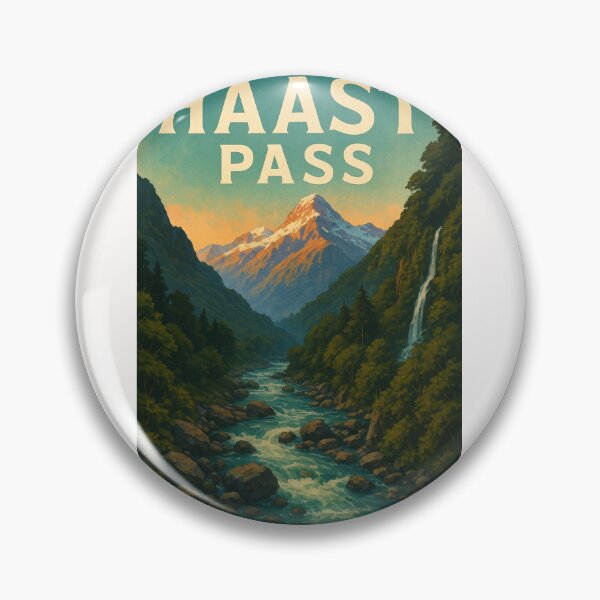 Item preview,  Haast Pass River and Southern Alps, New Zealand designed and sold by Places On Earth.