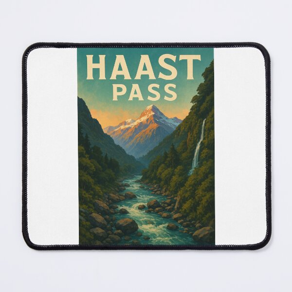 Item preview, Haast Pass River and Southern Alps, New Zealand designed and sold by Places On Earth.