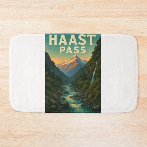Item preview,  Haast Pass River and Southern Alps, New Zealand designed and sold by Places On Earth.