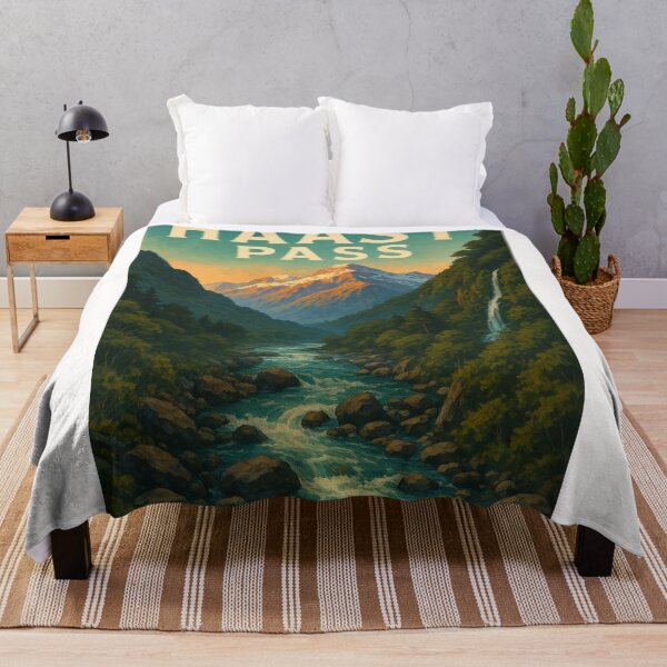 Item preview,  Haast Pass River and Southern Alps, New Zealand designed and sold by Places On Earth.