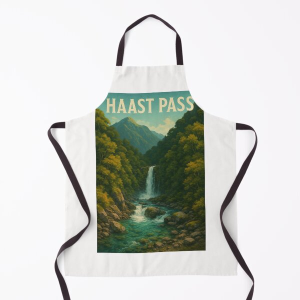 Item preview, Waterfall and Forests of Haast Pass, South Island designed and sold by Places On Earth.