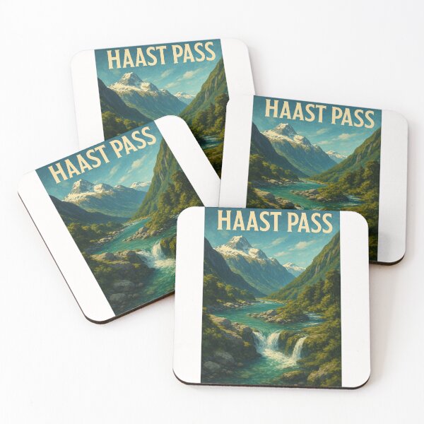 Item preview,  Glacial River and Peaks of Haast Pass, New Zealand designed and sold by Places On Earth.