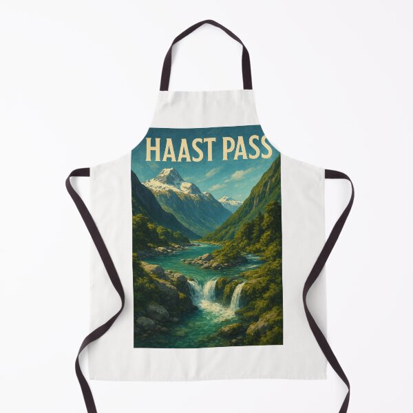 Item preview, Glacial River and Peaks of Haast Pass, New Zealand designed and sold by Places On Earth.