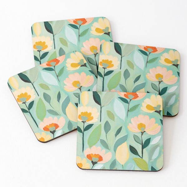Item preview, Summer Blooms Impasto Art designed and sold by WallsAlive.