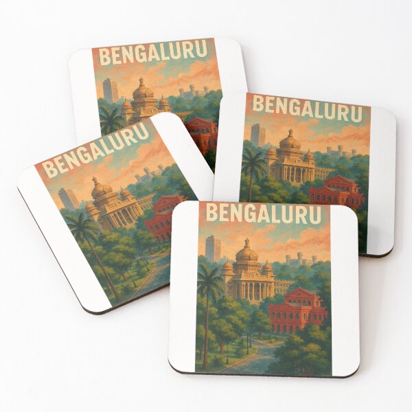 Item preview,  Vidhana Soudha and Red Building, Bengaluru designed and sold by Places On Earth.