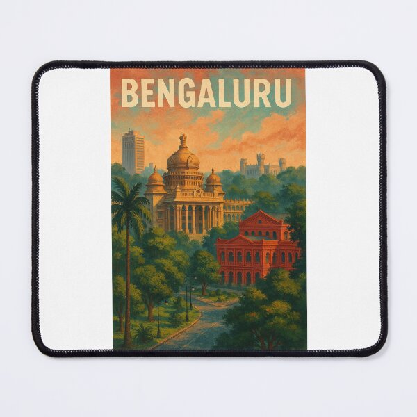 Item preview,  Vidhana Soudha and Red Building, Bengaluru designed and sold by Places On Earth.