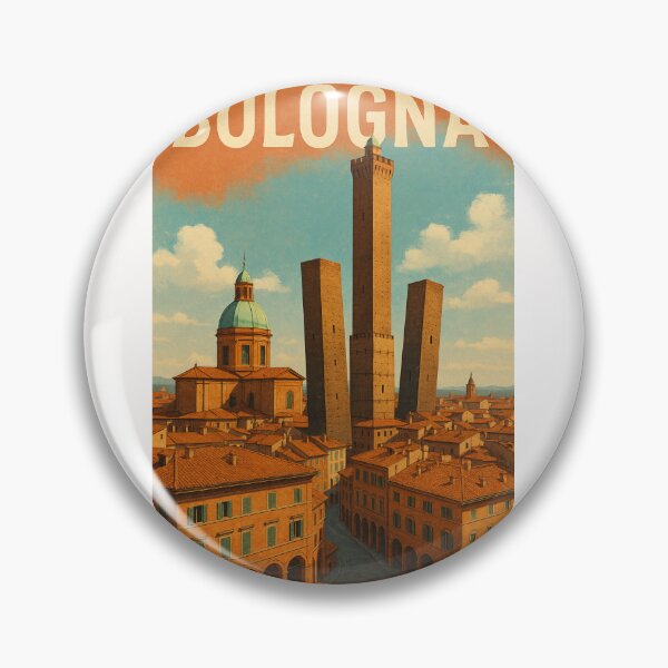 Item preview,  Towers of Bologna, Piazza di Porta Ravegnana designed and sold by Places On Earth.