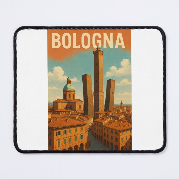 Item preview, Towers of Bologna, Piazza di Porta Ravegnana designed and sold by Places On Earth.