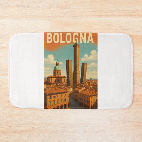Item preview,  Towers of Bologna, Piazza di Porta Ravegnana designed and sold by Places On Earth.