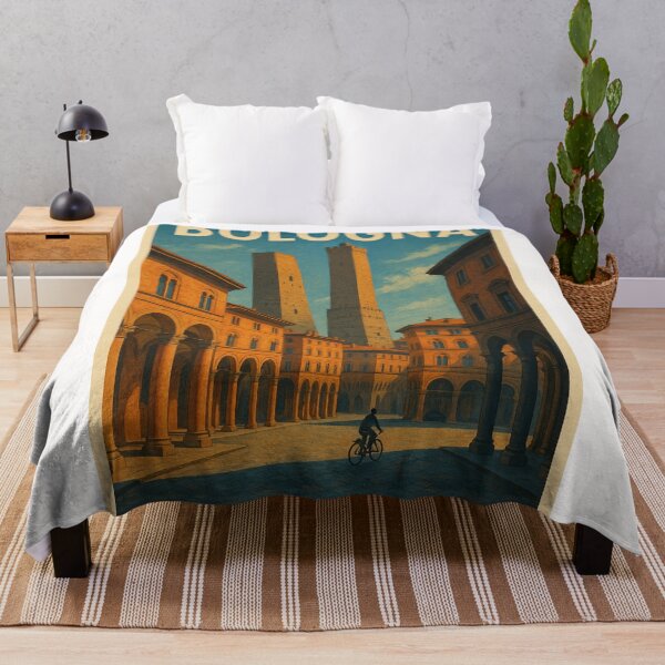 Item preview,  Morning Light on the Towers of Bologna designed and sold by Places On Earth.