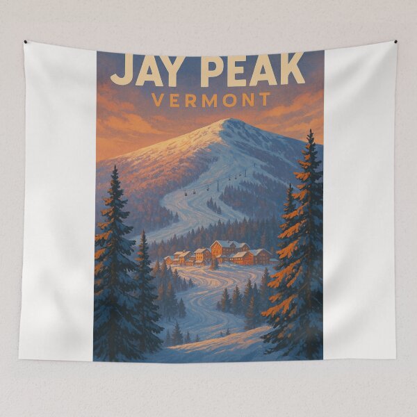 Item preview, Jay Peak Ski Resort in Winter, Vermont designed and sold by Places On Earth.