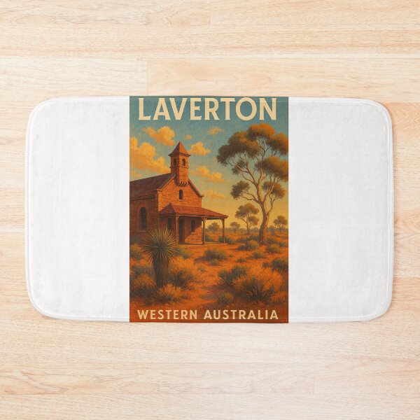 Item preview,  Historic Church in Laverton, Western Australia designed and sold by Places On Earth.