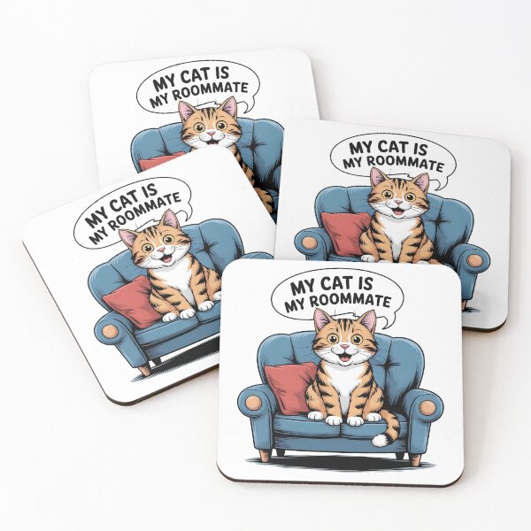 Item preview, funny cat roommate designed and sold by Cookiezoo.