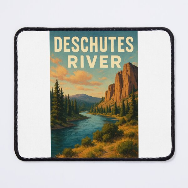 Item preview,  Deschutes River and Rocky Cliffs, Central Oregon designed and sold by Places On Earth.