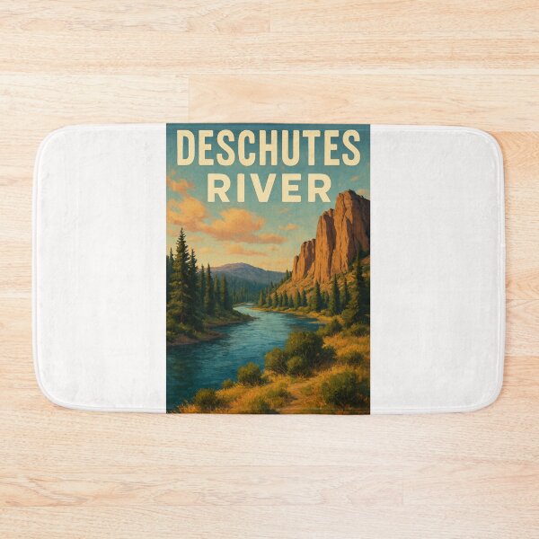 Item preview,  Deschutes River and Rocky Cliffs, Central Oregon designed and sold by Places On Earth.