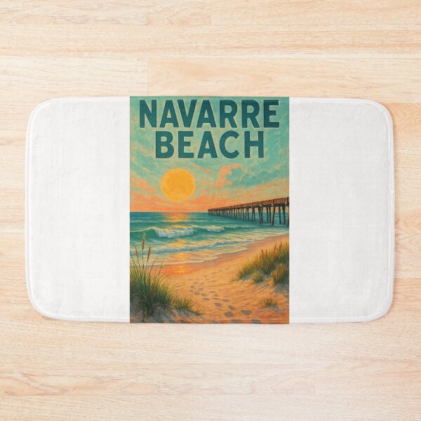 Item preview,  Sunset at Navarre Beach Pier, Florida Panhandle designed and sold by Places On Earth.