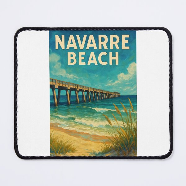 Item preview, Clear Skies over Navarre Beach Pier, Santa Rosa Island designed and sold by Places On Earth.