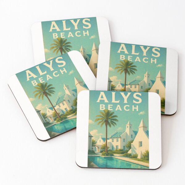 Item preview,  Alys Beach Courtyard and Palm Tree Reflections, Scenic 30A designed and sold by Places On Earth.