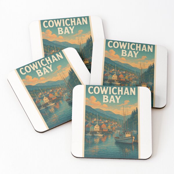 Item preview,  Cowichan Bay Waterfront at Dusk, Vancouver Island designed and sold by Places On Earth.