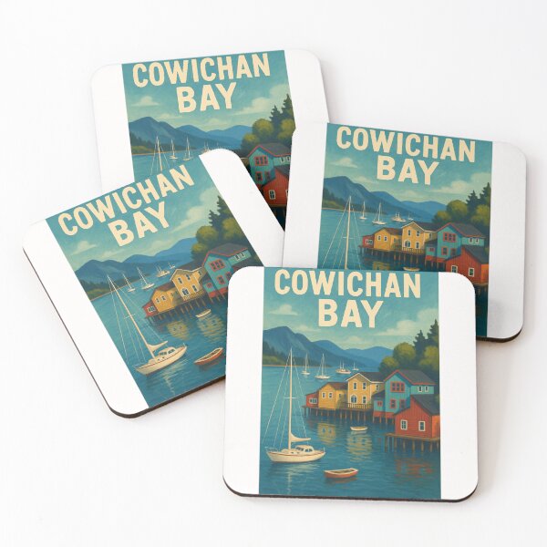 Item preview,  Sailboats and Stilt Houses in Cowichan Bay, British Columbia designed and sold by Places On Earth.