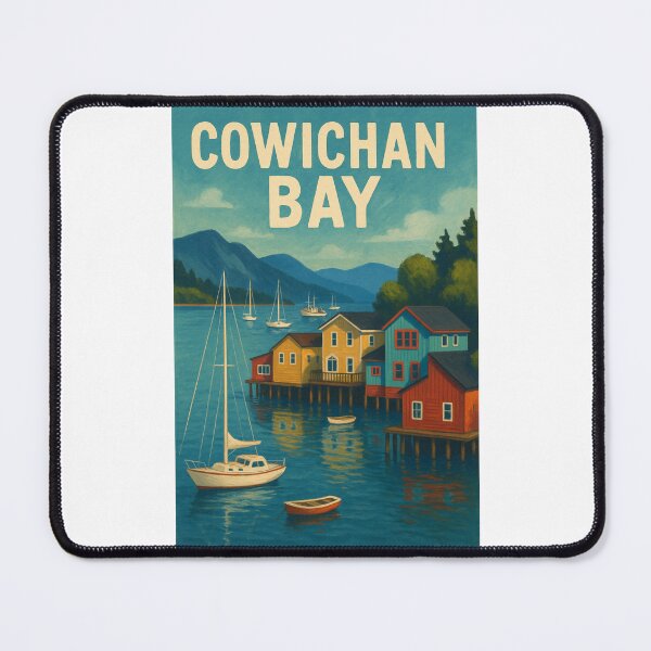 Item preview, Sailboats and Stilt Houses in Cowichan Bay, British Columbia designed and sold by Places On Earth.
