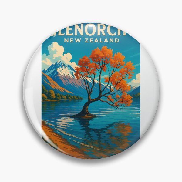 Item preview,  Lone Tree in Lake Wakatipu, Glenorchy New Zealand designed and sold by Aryabek.