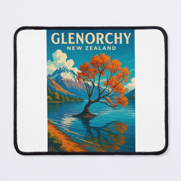 Item preview, Lone Tree in Lake Wakatipu, Glenorchy New Zealand designed and sold by Aryabek.