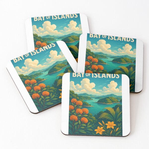 Item preview,  Bay of Islands with Native Flora, Northland New Zealand designed and sold by Aryabek.