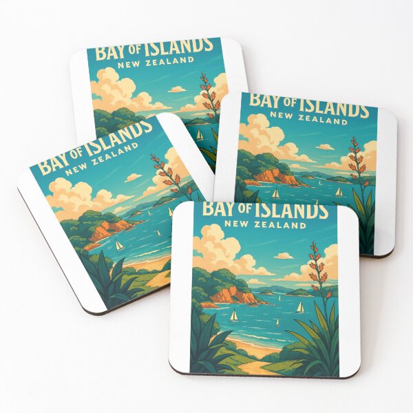 Item preview,  Coastal View of Bay of Islands, New Zealand Sailing Haven designed and sold by Aryabek.