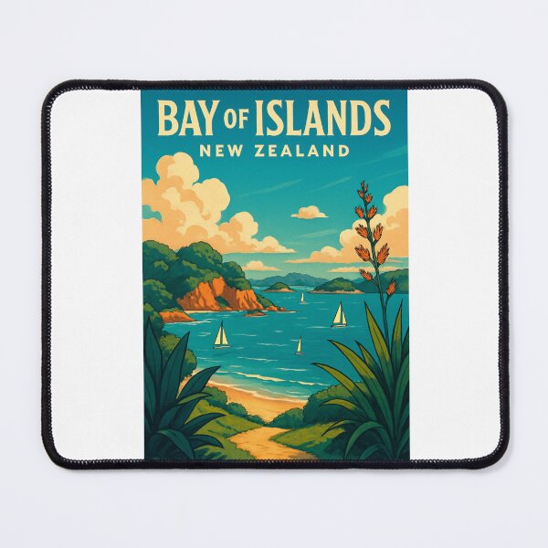 Item preview, Coastal View of Bay of Islands, New Zealand Sailing Haven designed and sold by Aryabek.