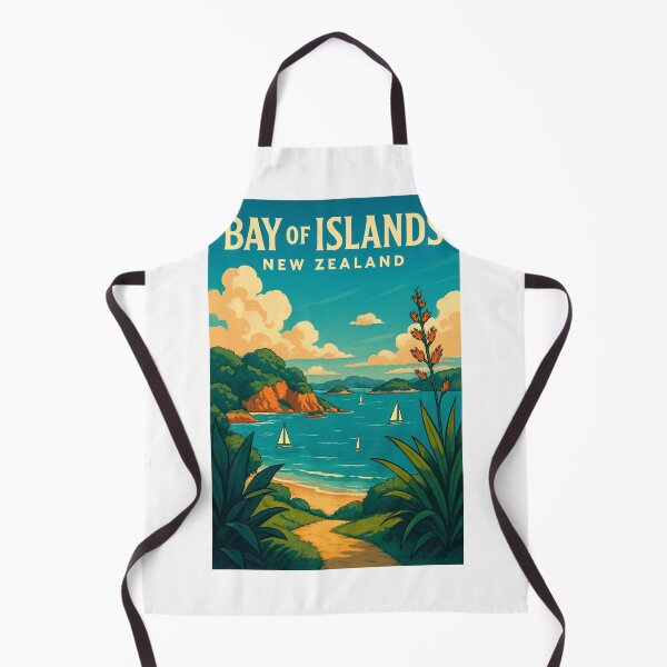 Item preview, Coastal View of Bay of Islands, New Zealand Sailing Haven designed and sold by Aryabek.