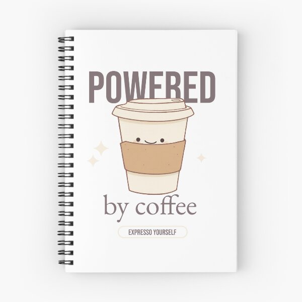 Item preview, Powered By Coffee Expresso Yourself T-Shirt designed and sold by FreshFitsForYou.