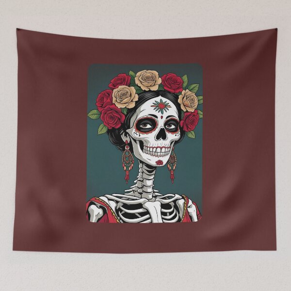 Item preview, Mexican women on halloween designed and sold by Knock on my door.
