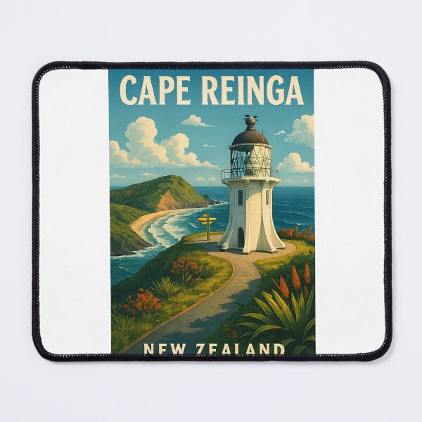 Item preview, Cape Reinga Lighthouse and Coastline, Far North New Zealand designed and sold by Aryabek.