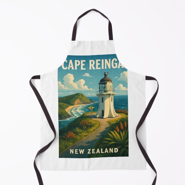 Item preview, Cape Reinga Lighthouse and Coastline, Far North New Zealand designed and sold by Aryabek.