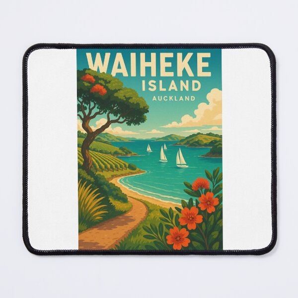 Item preview, Waiheke Island Vineyard Coastline, Auckland Region designed and sold by Aryabek.